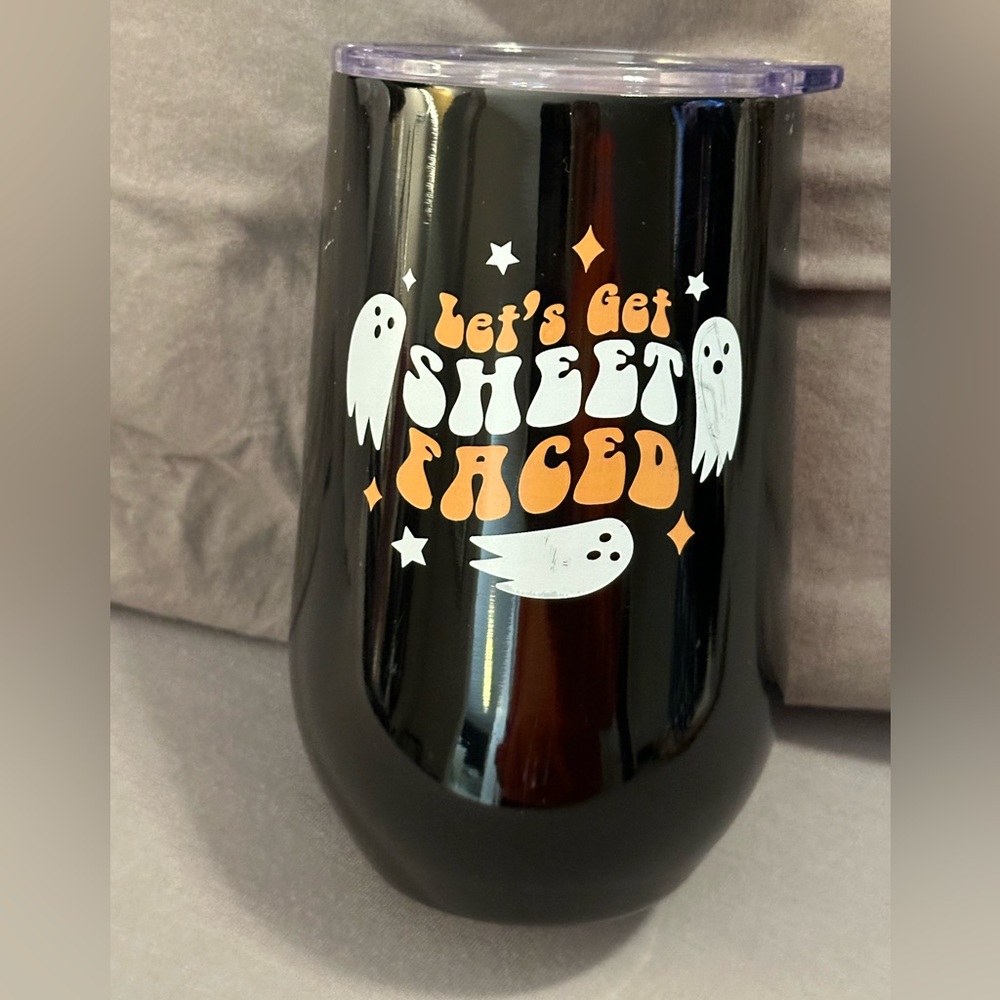 New 16 Oz stainless steel travel ghost mug goblet